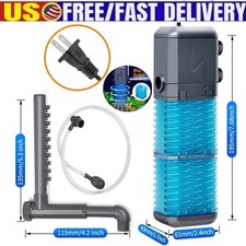 Filtro Acquario 800 L/H Filtro Alimentazione Sommergibile con Pompa Acqua per Vasche Pesci