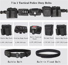 Battle Belt Tactical Belt with Accessories: Duty Belts Law Enforcement Combat Ai