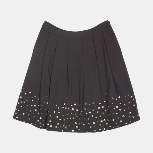 Gonna Moschino taglia M lunghezza ginocchio donna nero poliestere