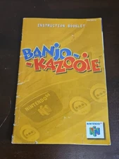 Banjo-Kazooie Nintendo 64 N64 Authentic Instruction Manual Booklet Only