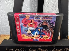SEGA Genesis Console Model 2 MK-1631 Bundle + Sonic Spinball ■Turbo Controller 