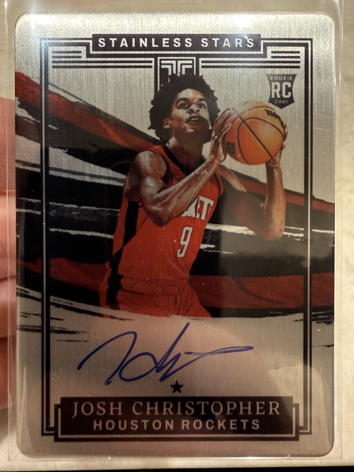 Panini 2021-22 Impeccable Stainless Stars Josh Christopher RC Auto SA-CHR /99