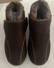 The Fit Family FitVille Recovery Power Foot Arch Support Shoes 9.5 Brown New