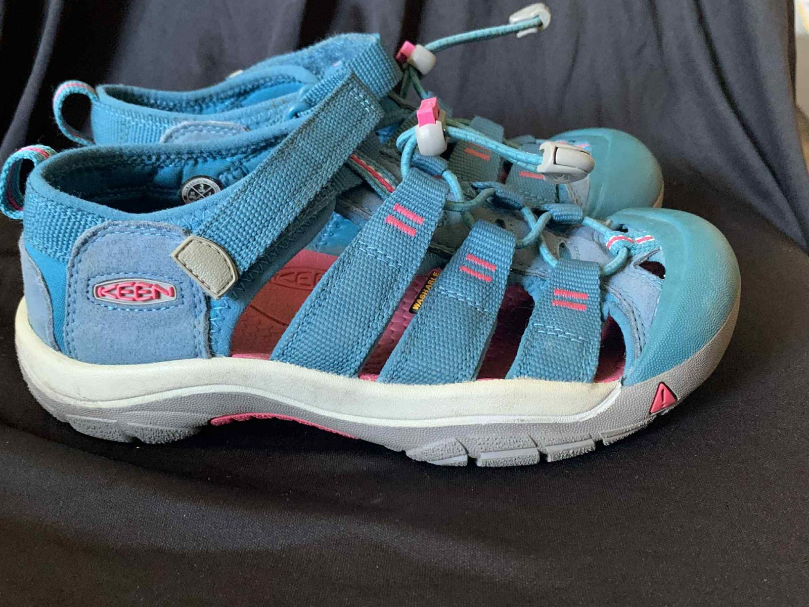 Sandali Keen Newport escursionismo acqua bambini taglia US 3 rosa turchese outdoor giovani