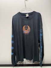 Pirates Of The Caribbean Part 3 Cast And Crew Long Sleeve Thrashed Size 2XL Rare