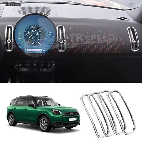 Para Mini JCW Countryman/U25 2025 Coche Consola Central Ventilación Salida Cubierta Borde - Imagen 1 de 8