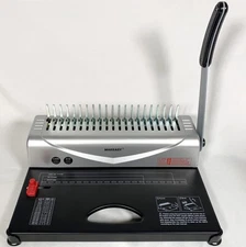 MAKEASY Comb Binder 21-Hole 450 Sheet Punch A4 Letter Binding Machine Excellent!