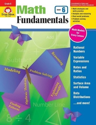 Math Fundamentals, Grade 6 by Evan-Moor Educational Publishers (English) Paperba