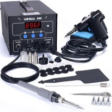 YIHUA 948 Upgraded 2 in 1 ESD Safe 80W Desoldering Station and 60W Soldering Iro