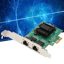 ´Network Card Dual Port PCIE Gigabit NIC Adapter LAN 82751EB Wired Network Card