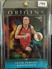 2024 Origins WNBA #26 Julie Vanloo Rookie TEAL /49 RC Low Pop 