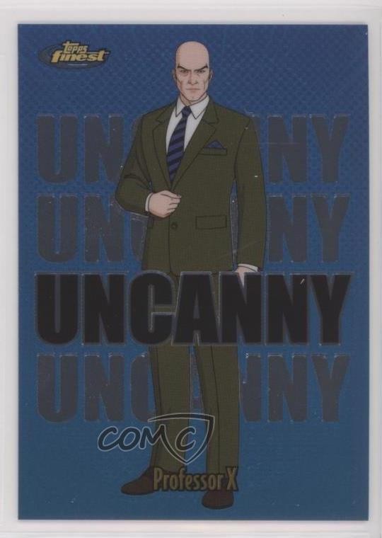2025 Topps Finest X-Men '97 Uncanny Short Print Professor X #100 jc3