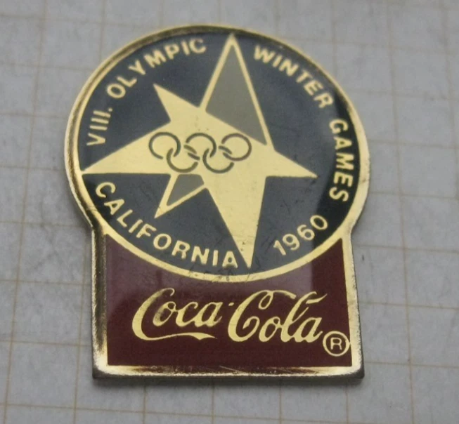 COCA - COLA / CALIFORNIA 1960 OLYMPIC GAMES OLYMPIA ........... Sport Pin (255d) - Bild 1 von 1