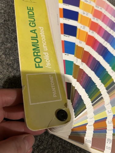 PANTONE Solid Uncoated 2007 for Digital Print Colors Swatches Konvolut Rare Vg - Bild 4 von 9