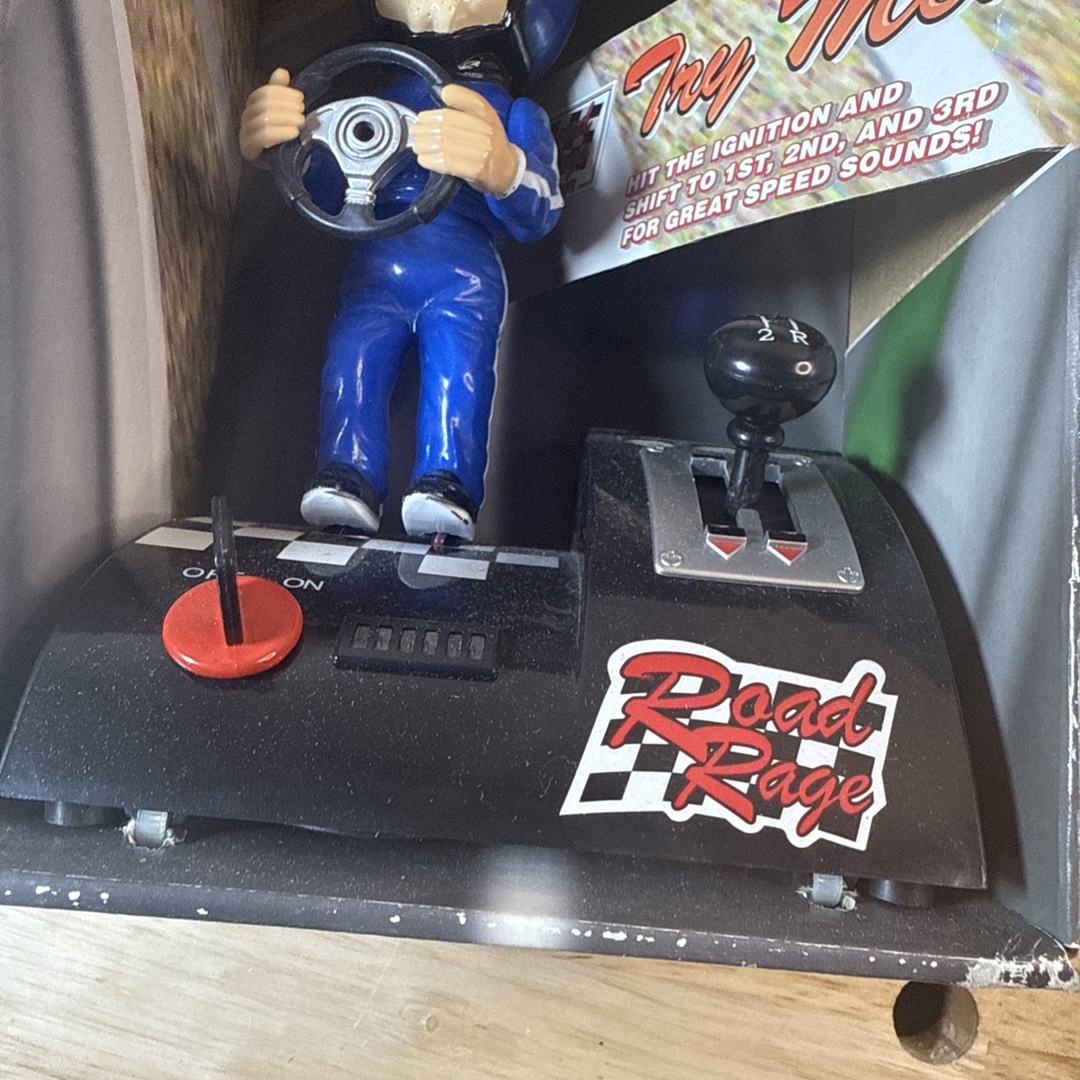 Brand New Rare Road Rage Racer Guy Driver W Lights Sounds & Action