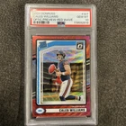 2024 Donruss Rated Rookie Caleb Williams 327 Optic Preview Red Wave PSA 10 G💎M