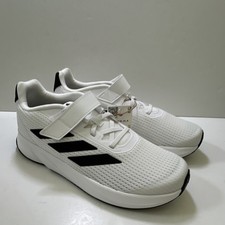 NIB adidas Duramo SL EL K Mesh White Black Athletic Sneakers Unisex Kids US 7