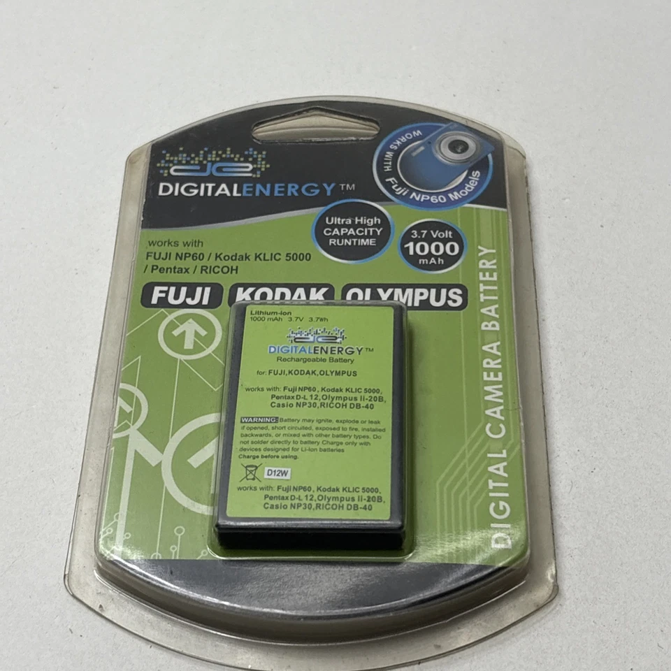 Lote de 3 baterías de energía digital Fuji Kodak Olympus Nikon HTC Thunderbolt Foto 4 de 4