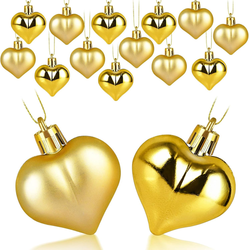 Decorazione Tavolo A Livelli Per San Valentino E San Patrizio - 6 Cartelli In Legno Cuori E Trifogli