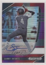 2020 Panini Prizm Draft Picks Red & Purple Hyper Sammy Infante #PDP71 Auto 1u6