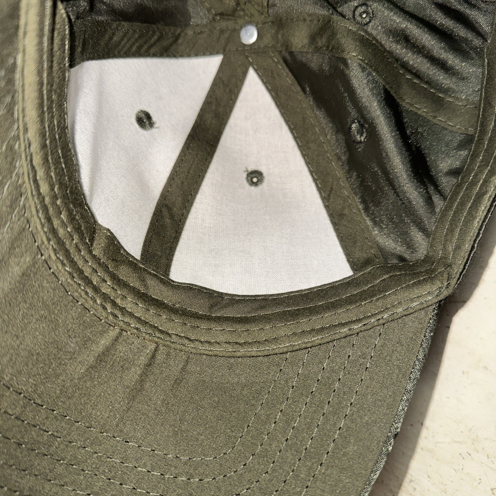 Solid Green Women's Adjustable Strap Baseball Hat… - image 11