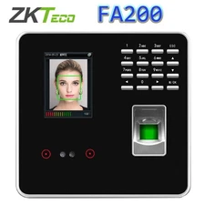 ZKTeco TCP/IP FA200 Face & Fingerprint Reader Time Attendance And Access Control