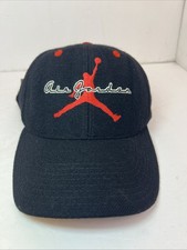 VTG 90  s Nike Air Jordan Script Jumpman Strapback Hat w 23 Logo Wool Hat - rare