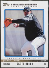 2009 Topps Ticket to Stardom #80 Scott Rolen Baseball NM