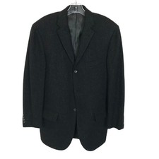 Ralph Lauren POLO Made in Italy Mens Size 40 LONG 40L Vintage Herringbone Blazer
