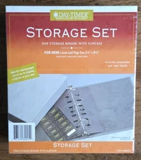 SEALED Day-Timer Storage Binder With Slipcase Sheetlifter & Year Labels #80045