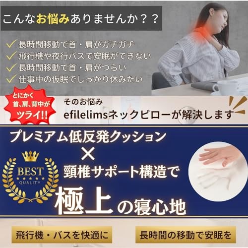 Neck Pillow Premium Type Supervised by a Chiropractor Neck Pillow Straight 196 - Bild 3 von 7