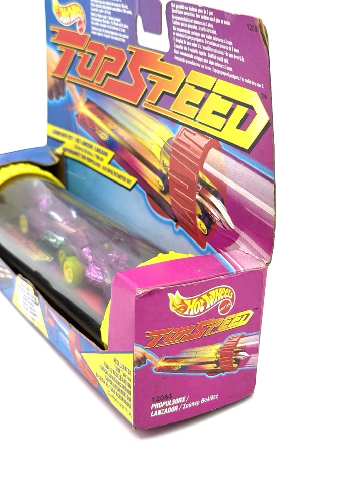 Hot Wheels Top Speed 2 Pack Road Vac Shock Rod 1994 Catapult Launcher NIB FT15 - Immagine 3 di 4