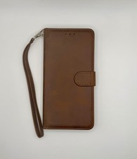 Brown Leather iPhone 14 Pro Max Wallet Case, Key Holder- Brand New