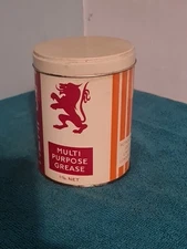 Vintage 1950s NOS TROLENE Grease Tin In Exellent Display Condition Very Rare