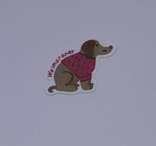Weimaraner Dog Sticker Cute Animal Art Decal Vinyl Novelty Souvenir Tc9
