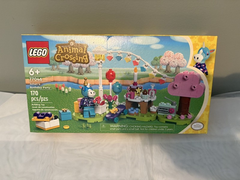 LEGO Animal Crossing Julians Birthday Party Set 77046 Customizable Age 6+ 170 Pi