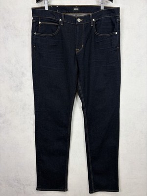 Hudson Jeans Mens 38 Blue Byron 5 Pocket Straight Stretch Denim Straight Leg NWT