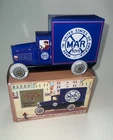 Vintage Louis Marx & Co Collector Series Blue Tin Lithograph Delivery Toy Truck