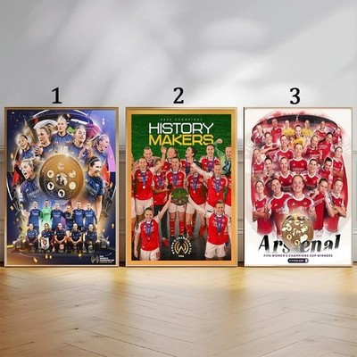 Arsenal Won FIFA Women Champions Cup History Makers Poster