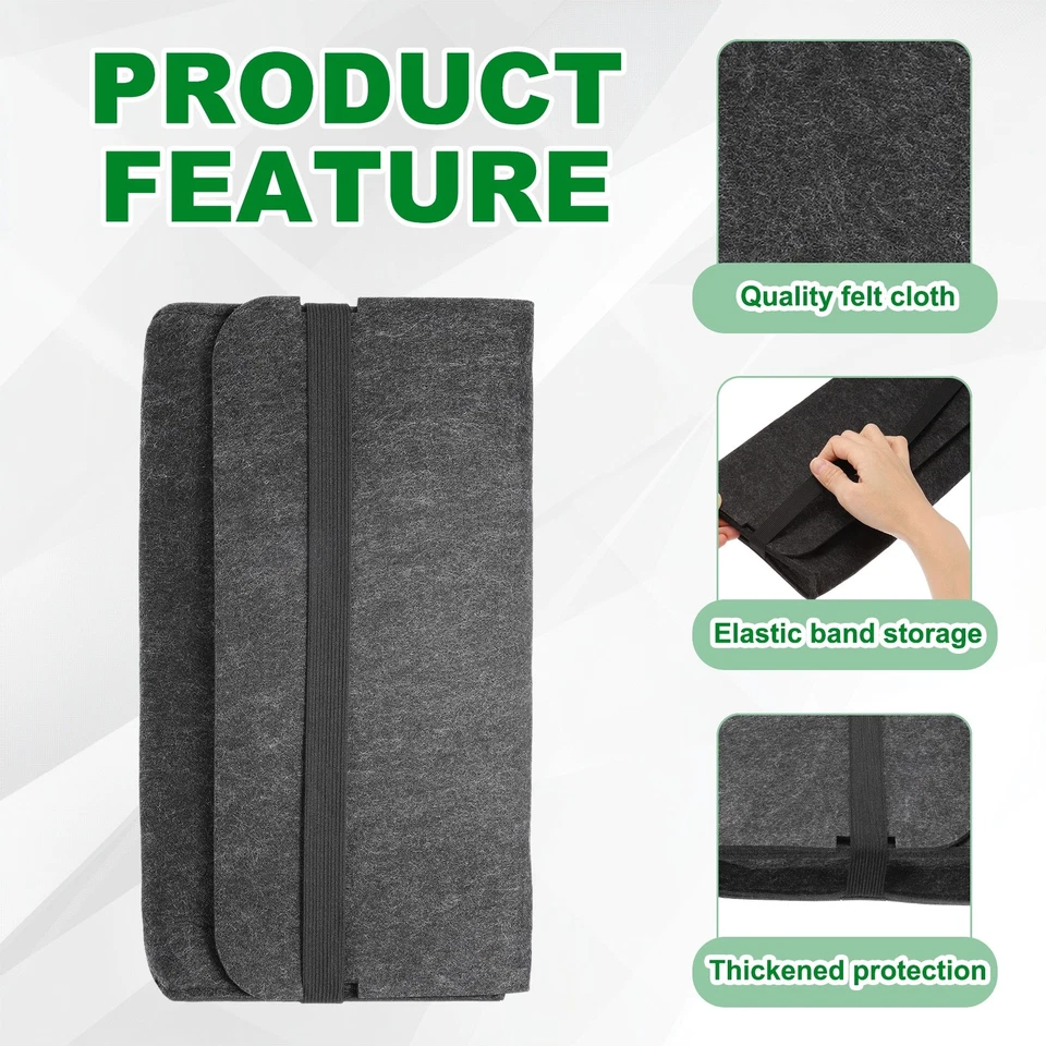 2Pcs 30 x 15 cm 60 Keys Keyboard Case for Mechanical Keyboards, Dark Gray - Image 3 of 4