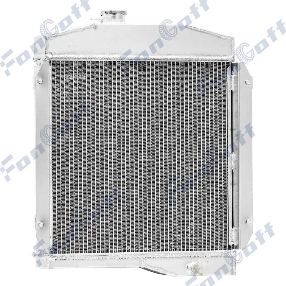 3 Row Radiator+Shroud Fan For 55-58,1956 Jeep Willys 59-71 CJ3 CJ5 CJ5A CJ6 CJ6A Foto 4 de 4