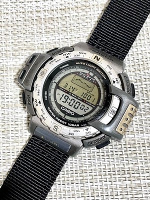 CASIO PRO TREK PRT-40 Men's Wristwatch Used