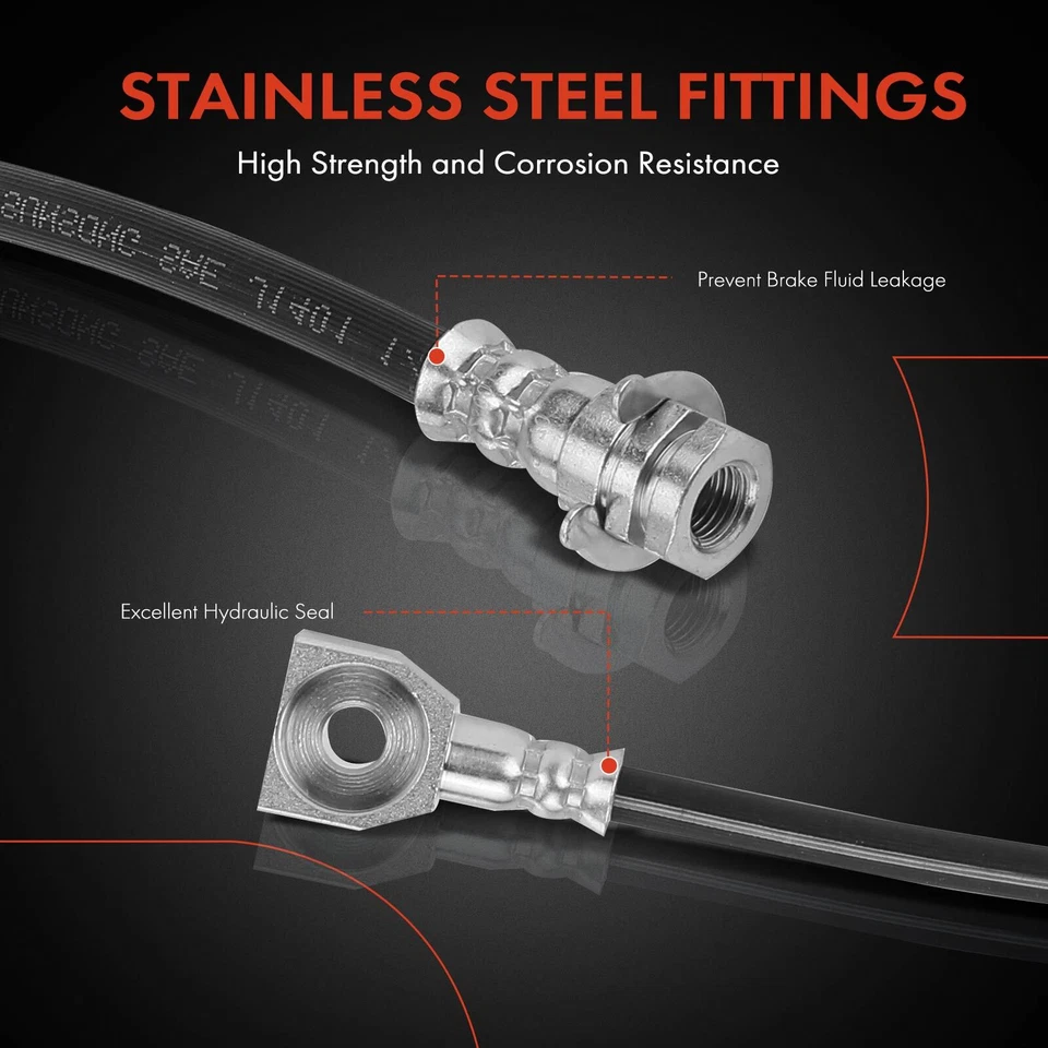 Manguera hidráulica de freno trasera izquierda para Ford Explorer 1995-2001 Mercury Mountaineer Foto 4 de 4