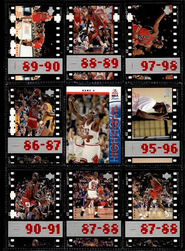 迈克尔·乔丹,NBA,9 张卡批量名人堂,免运费芝加哥公牛队 75 美分 A 卡 - 第 16 张/共 29 张