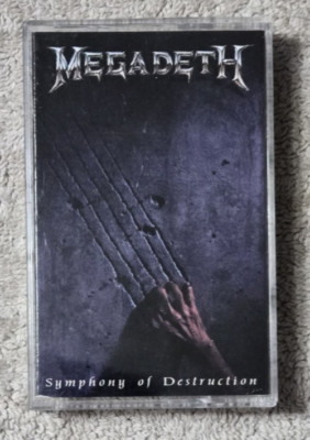 MEGADETH - SYMPHONY OF DESTRUCTION / SKIN O' MY TEETH - CASSETTE SINGLE / TAPE