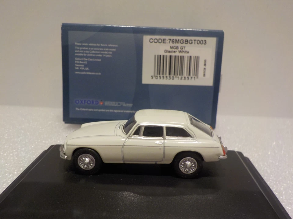 MGB GT - White - 1/76 - Oxford Diecast 76mgbgt003 Model Car - Image 2 of 4