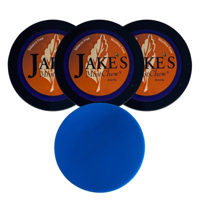 Jake's Mint Herbal Chew Brandy 3 Cans & DC Crafts Can Cover