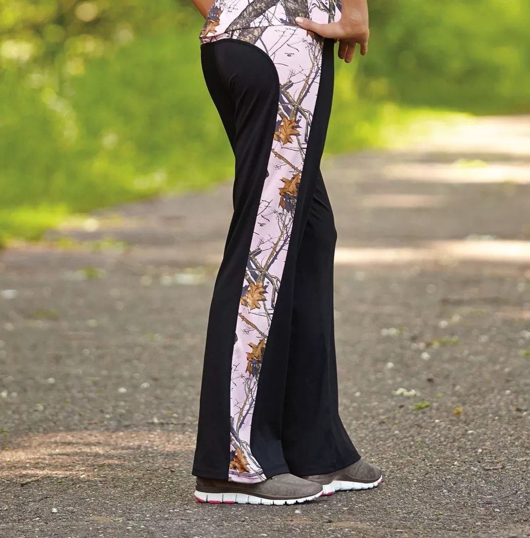 Pink camo shop yoga pants