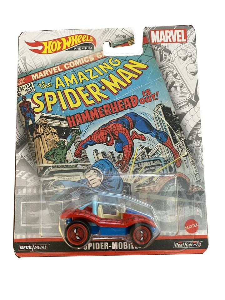 Hot Wheels 1:64 Entretenimiento Retro Spider-Mobile Modelo FLD31-3C2 Foto 2 de 2