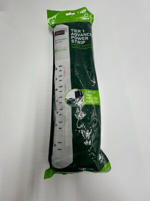 Greenlite Tier 1 Advanced 7 Outlet Surge Protecting Power Strip APS/T107M1S4/I02